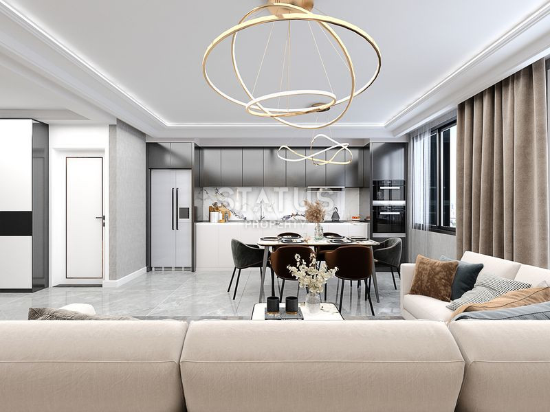 Modern project in the center of Demirtas area with sea view.52-118m2 фото 27