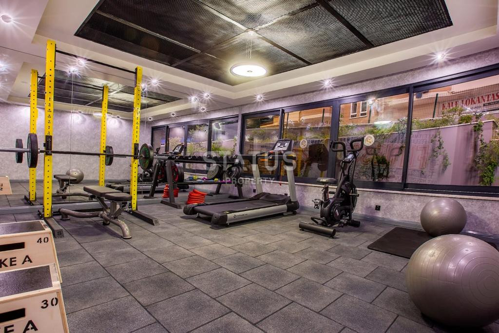 Двухкомнатная меблированная квартир а в 400м от пляжа Клеопарты в ЖК с полной инфраструктурой. 50м2 фото 15