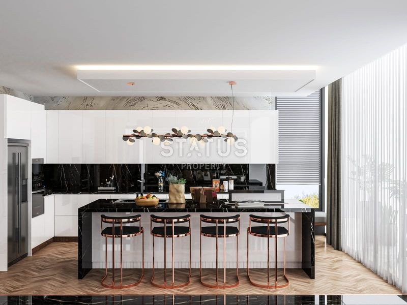 Виллы VIP уровня в панорамной части Алании, районе ТЕПЕ. 432,3 – 608,3м2 фото 6