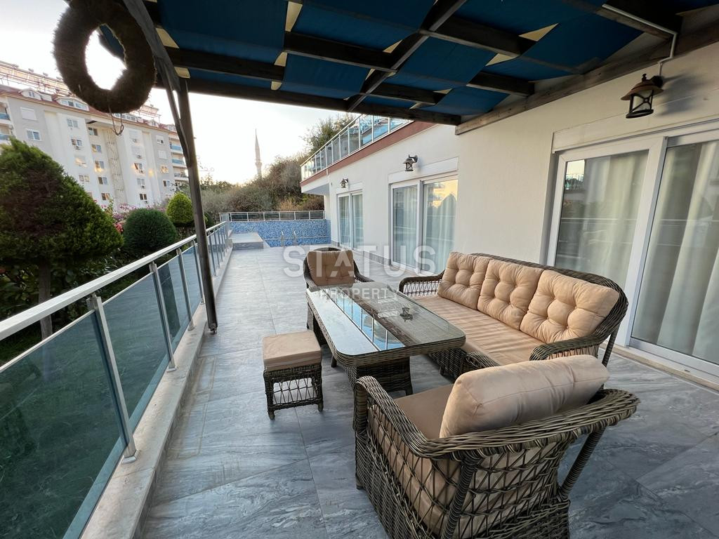 Furnished apartment 2+1 with a private pool in a premium class residential complex in Cikcilli. 200m2 фото 17