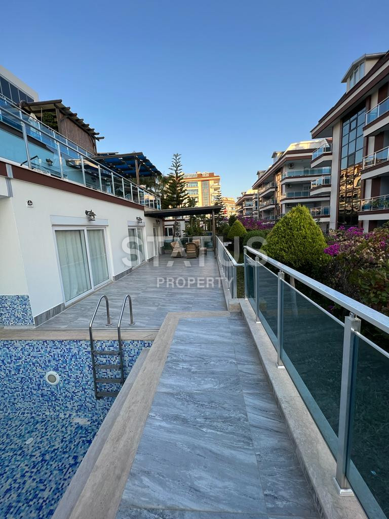 Furnished apartment 2+1 with a private pool in a premium class residential complex in Cikcilli. 200m2 фото 21