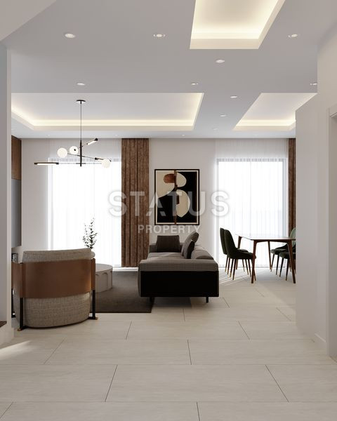 Новый инвестиционный проект вблизи моря в зелёном районе Демирташ. 70-168м2 фото 12