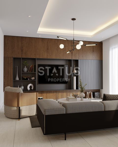 Новый инвестиционный проект вблизи моря в зелёном районе Демирташ. 70-168м2 фото 14