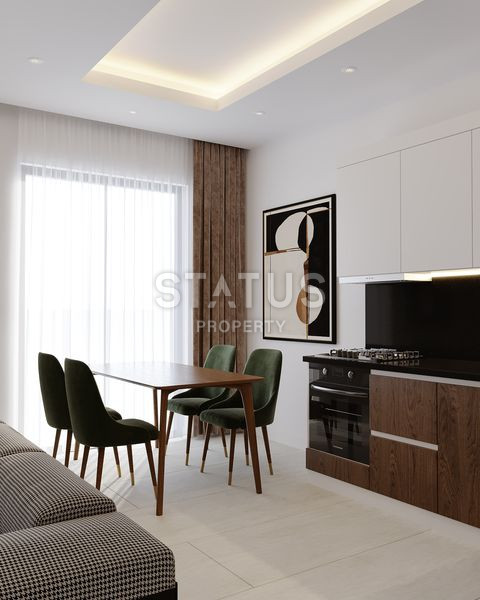 Новый инвестиционный проект вблизи моря в зелёном районе Демирташ. 70-168м2 фото 15