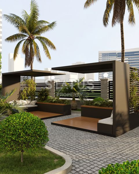 Новый инвестиционный проект вблизи моря в зелёном районе Демирташ. 70-168м2 фото 30