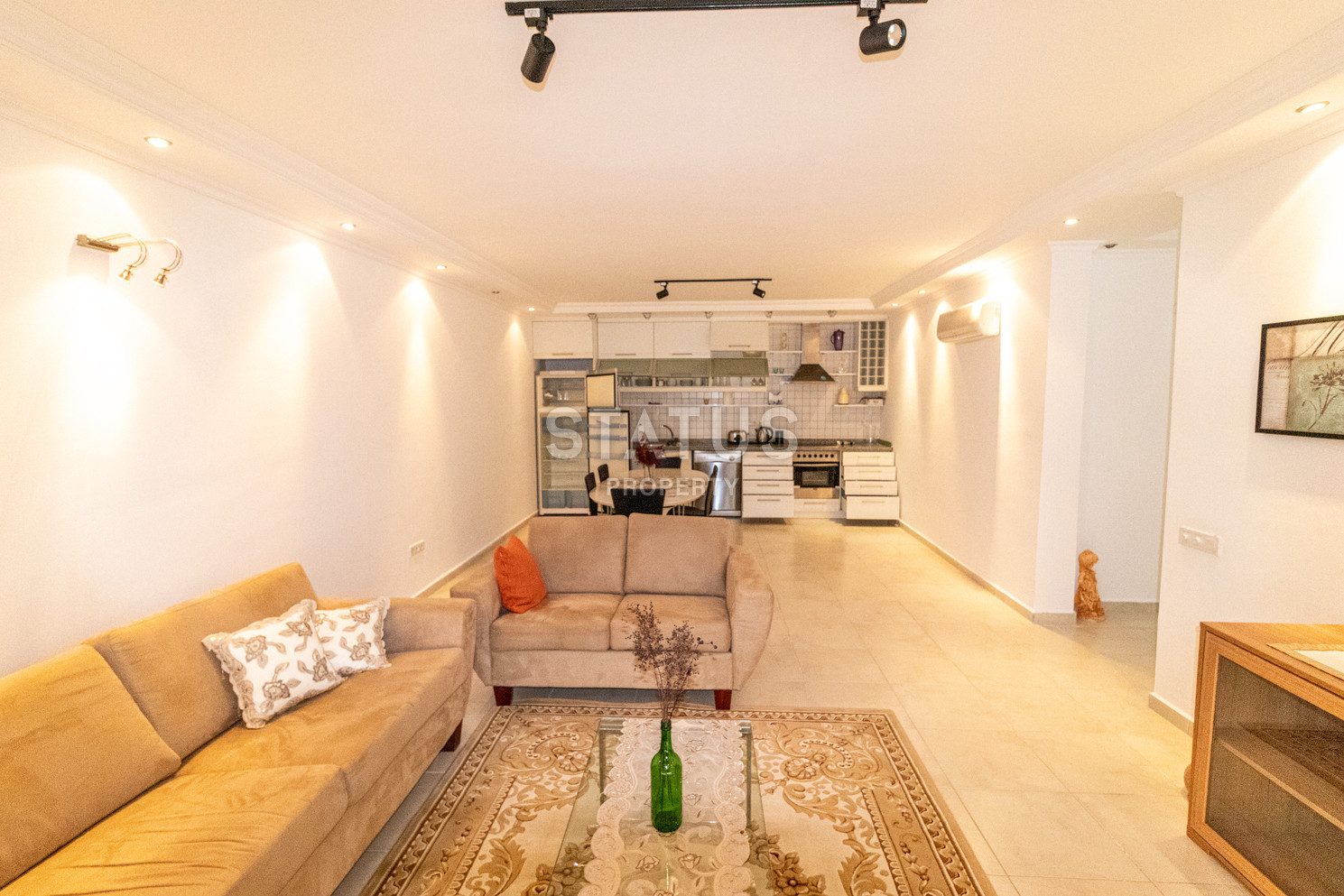 Трёхкомнатная квартира с террасой в спальной части района Махмутлар. 130м2 фото 12