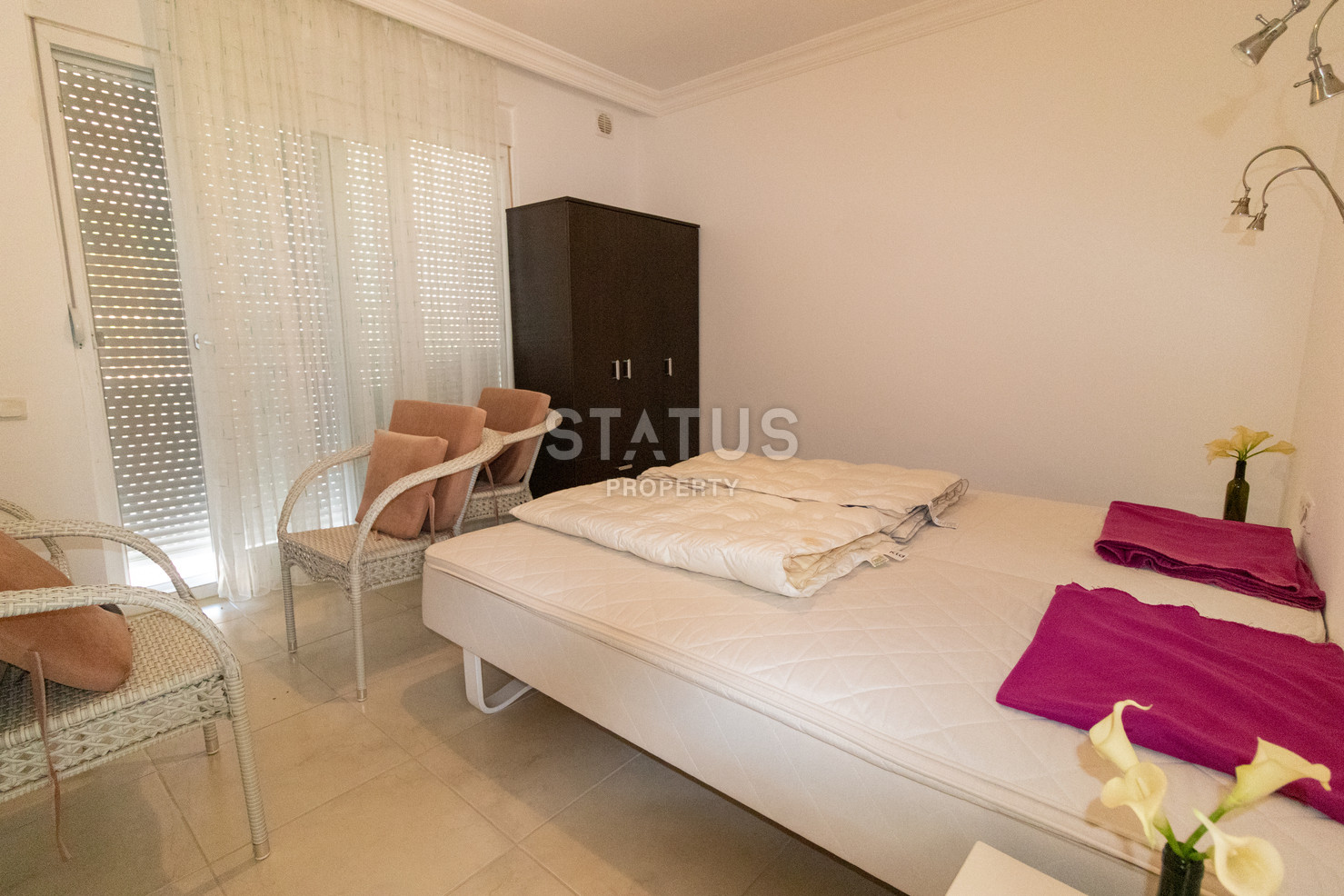 Трёхкомнатная квартира с террасой в спальной части района Махмутлар. 130м2 фото 18