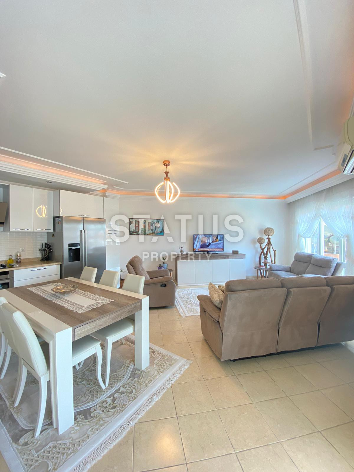 Spacious furnished apartment in a residential complex with infrastructure in Cikcilli. 115m2 фото 16