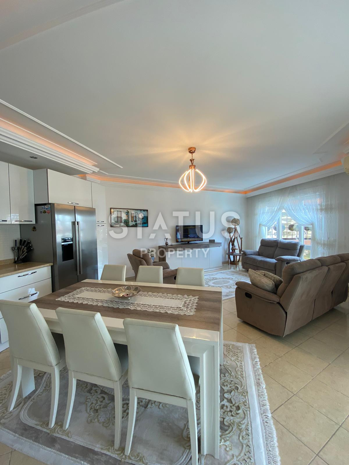 Spacious furnished apartment in a residential complex with infrastructure in Cikcilli. 115m2 фото 17