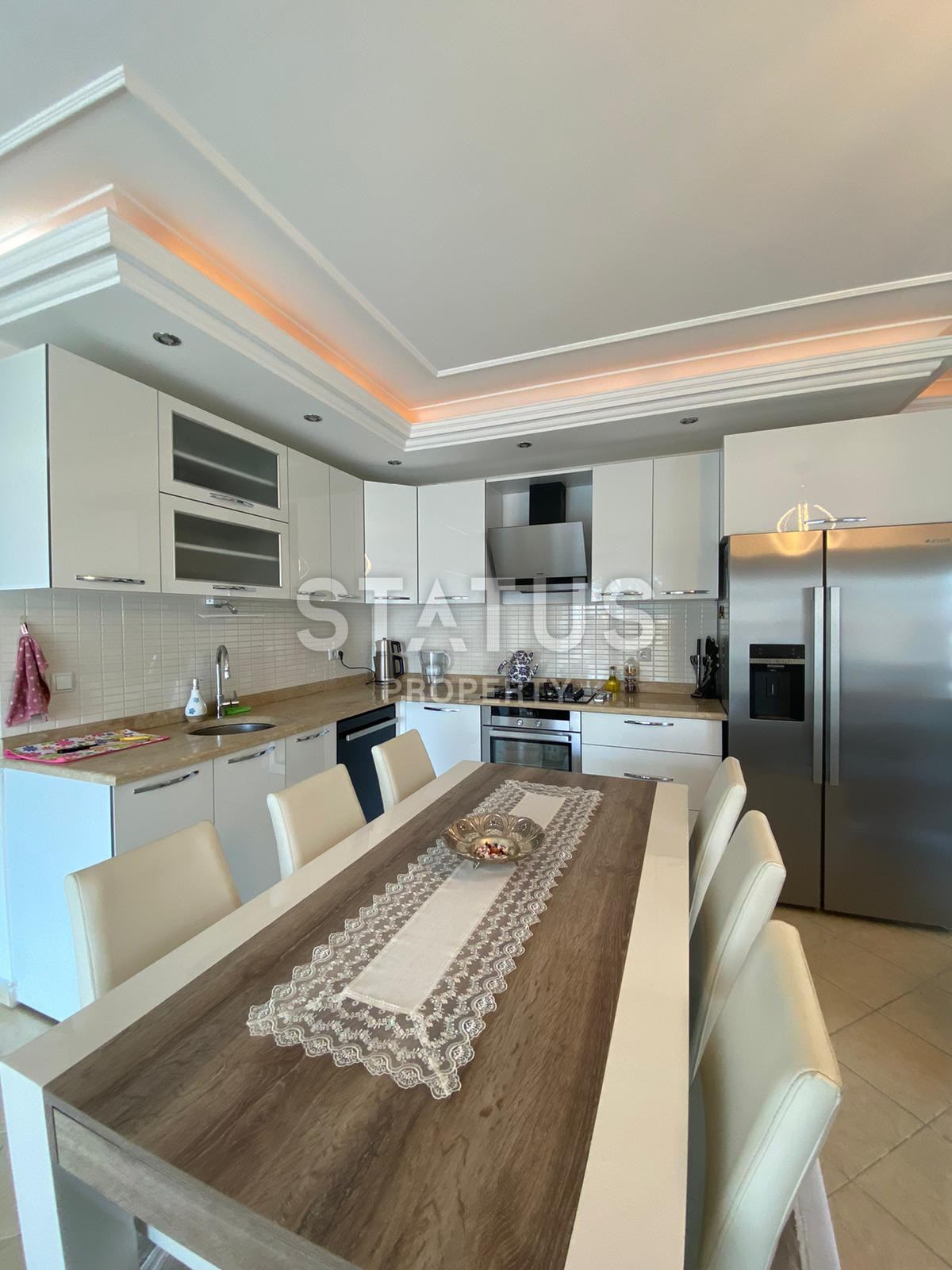 Spacious furnished apartment in a residential complex with infrastructure in Cikcilli. 115m2 фото 18