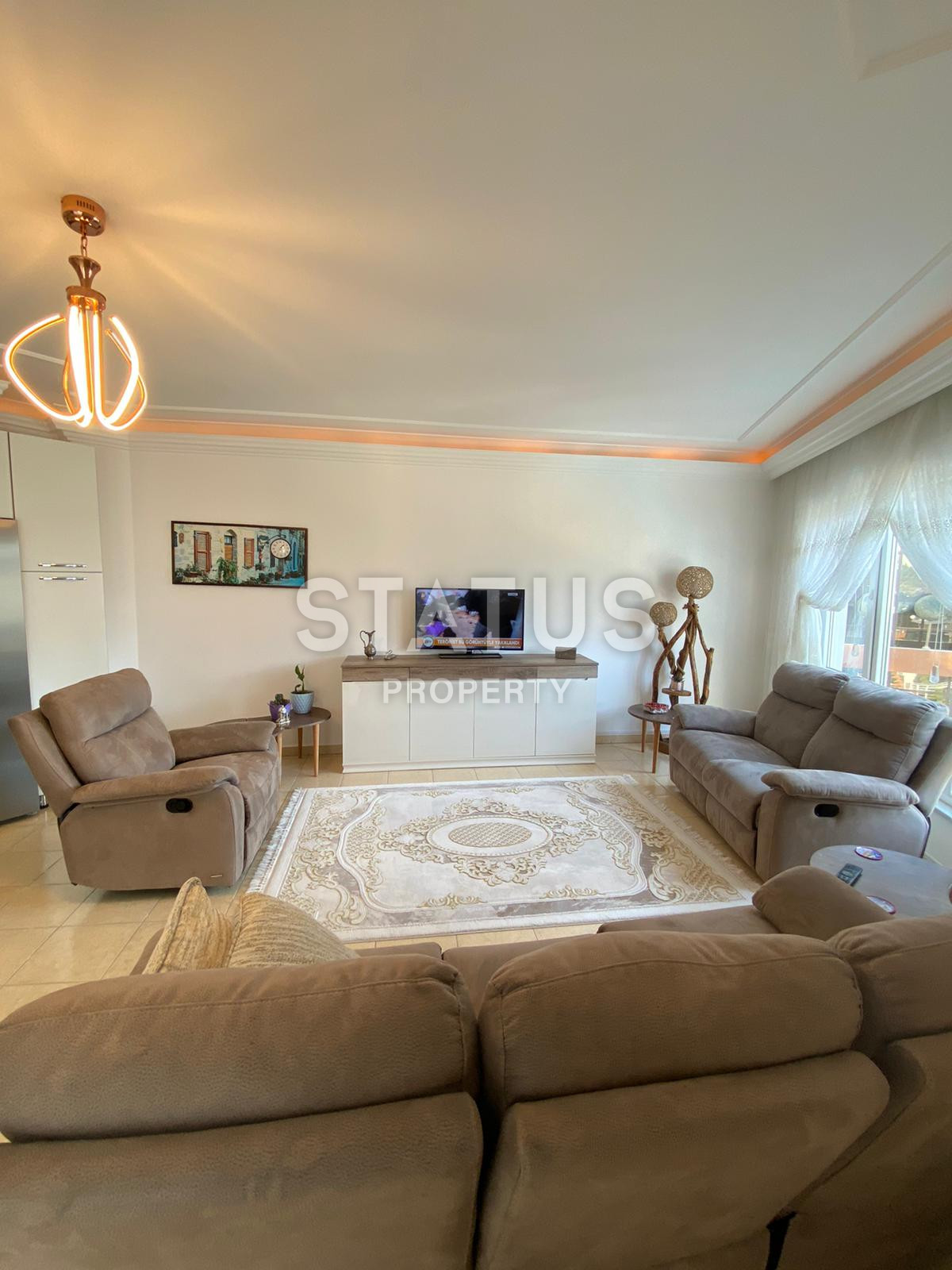 Spacious furnished apartment in a residential complex with infrastructure in Cikcilli. 115m2 фото 20