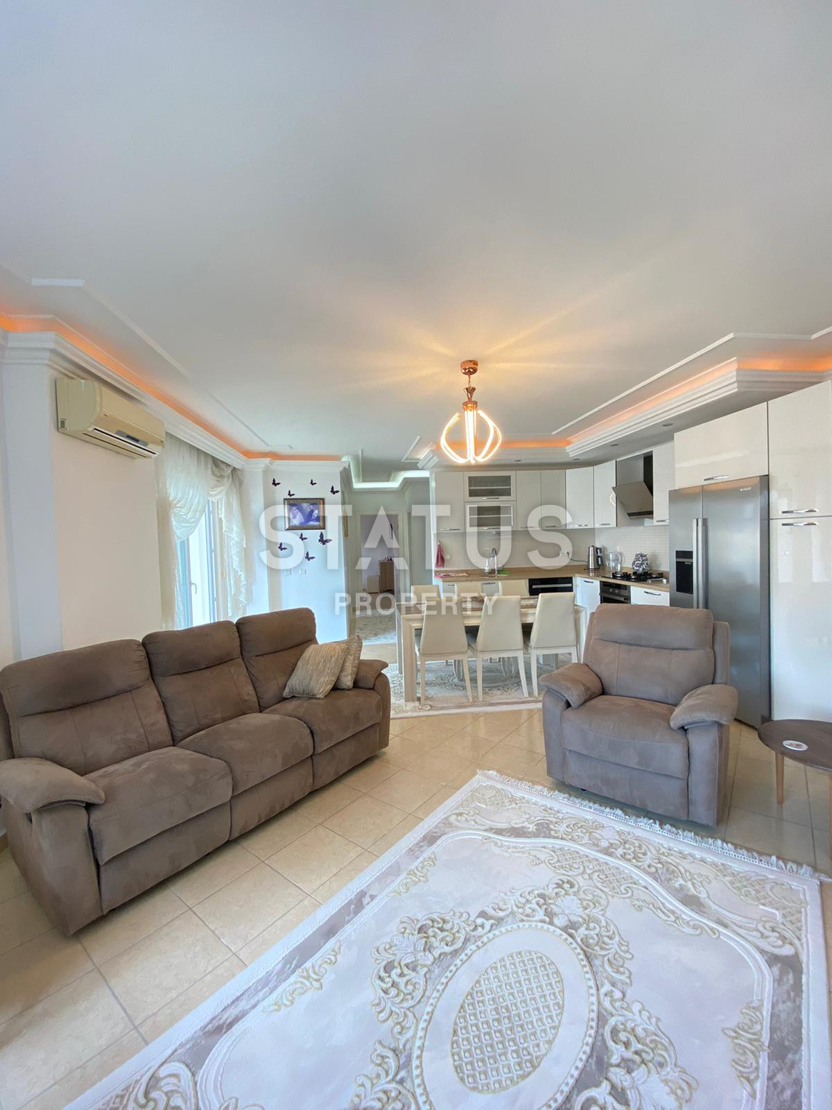 Spacious furnished apartment in a residential complex with infrastructure in Cikcilli. 115m2 фото 21