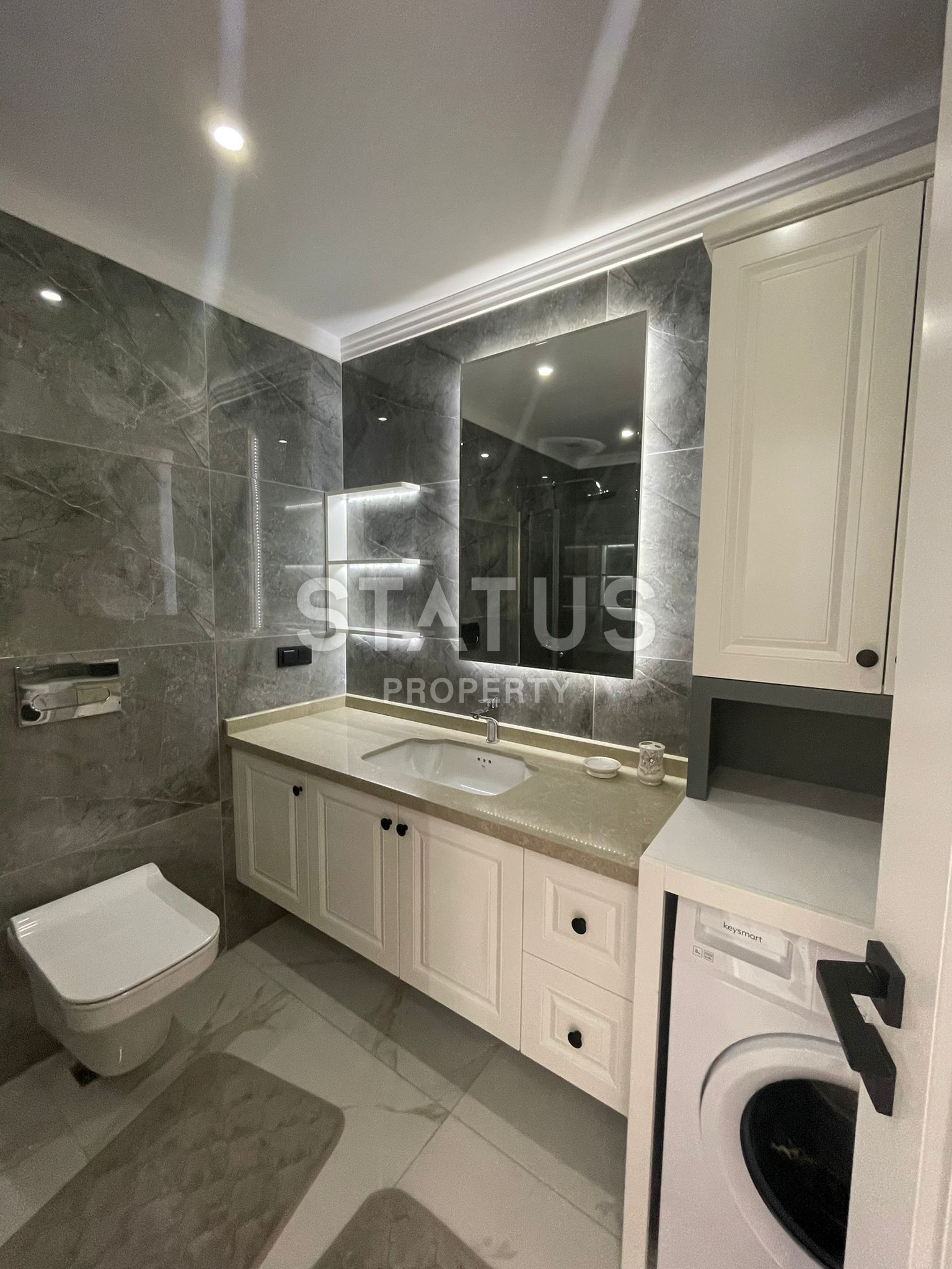 New furnished 1+1 apartment in Oba, 60m2 фото 29