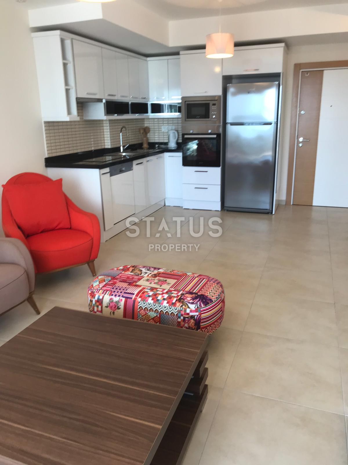 Меблированные апартаменты 1+1 в Джикджилли, Алания фото 3