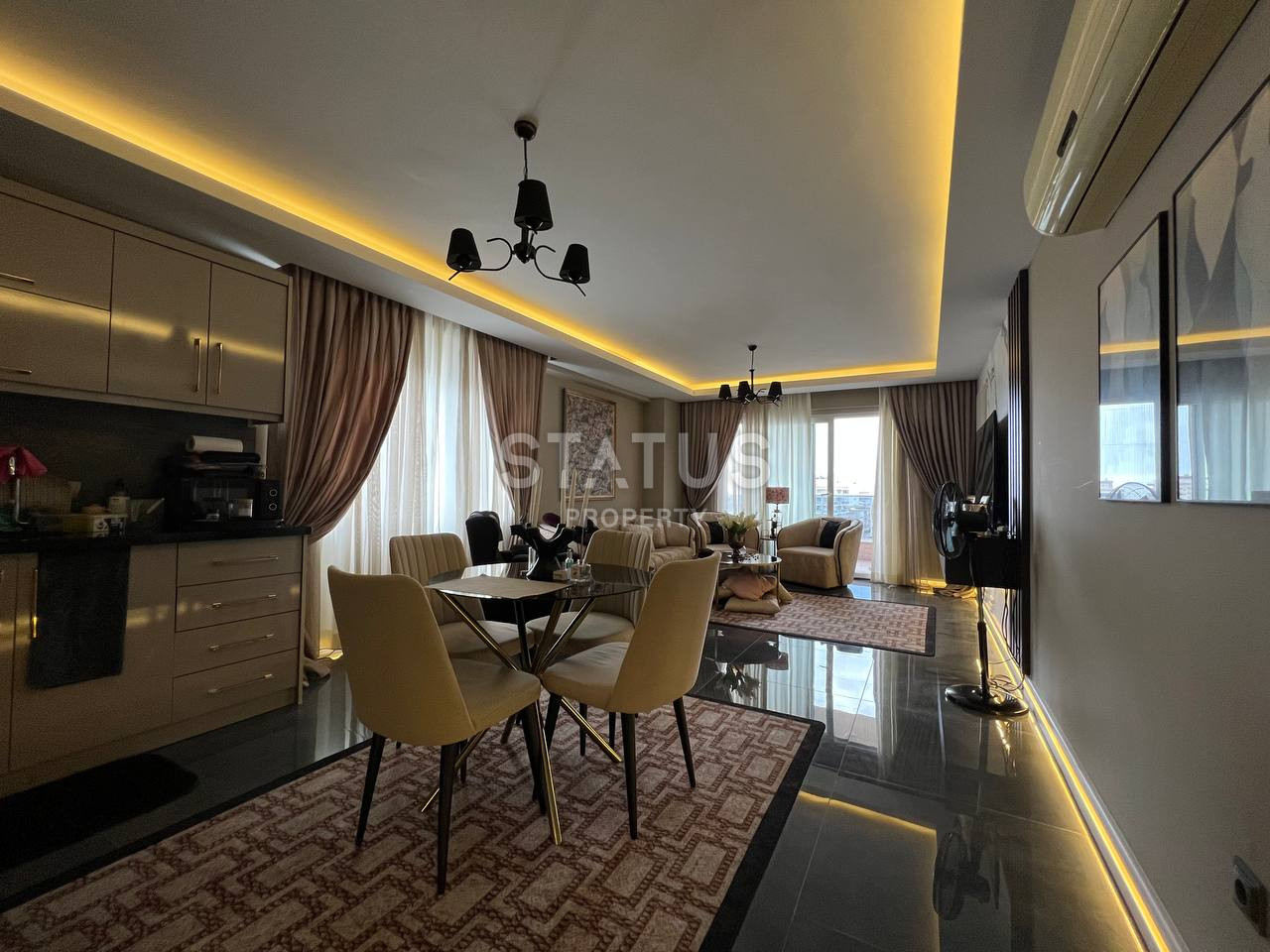 Красивая меблированные квартиры 2+1 в комплексе с инфраструктурой в Махмутларе, 120 м2. фото 20