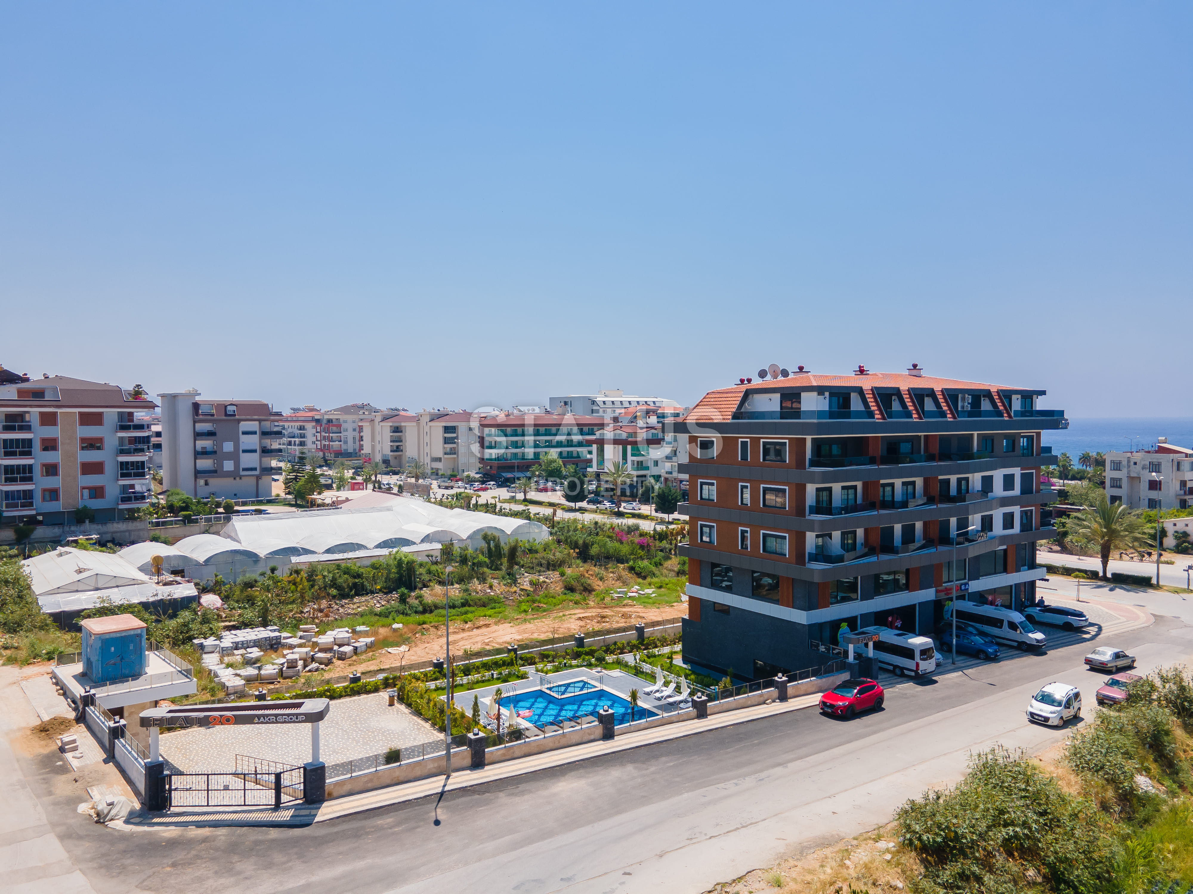 Новая, трёхкомнатная квартира в 100м от моря в Кестеле. 73м2 фото 25