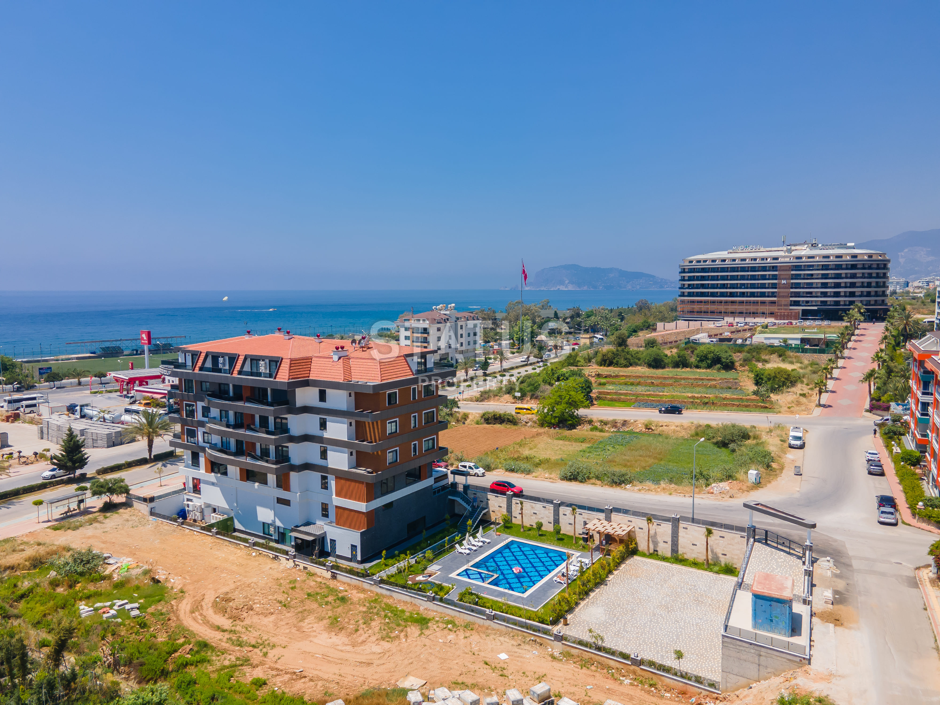 Новая, трёхкомнатная квартира в 100м от моря в Кестеле. 73м2 фото 26