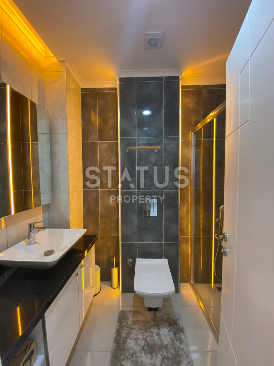 Уютная двухкомнатная квартира на 8 этаже нового комплекса в Махмутларе, 60 м2 фото 10