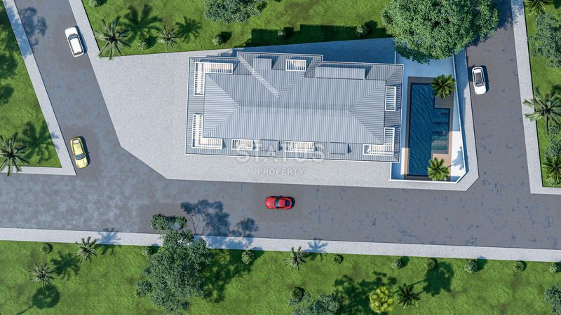 Новый жилой комплекс на этапе котлована в центре Аланьи 650м от пляжа Клеопатра. 65-130м2 фото 4