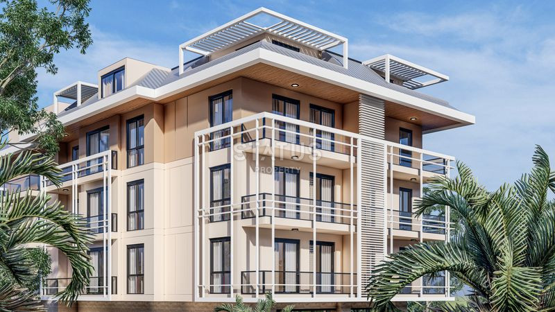 Новый жилой комплекс на этапе котлована в центре Аланьи 650м от пляжа Клеопатра. 65-130м2 фото 5