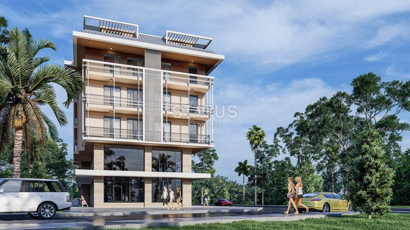 Новый жилой комплекс на этапе котлована в центре Аланьи 650м от пляжа Клеопатра. 65-130м2 фото 8