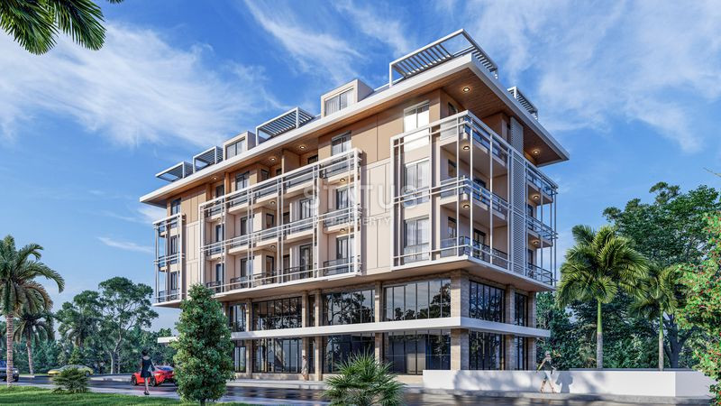 Новый жилой комплекс на этапе котлована в центре Аланьи 650м от пляжа Клеопатра. 65-130м2 фото 9