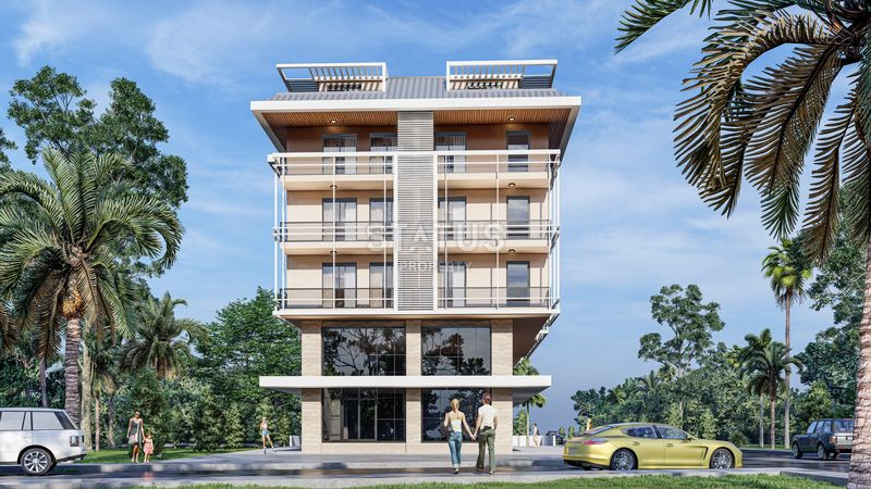 Новый жилой комплекс на этапе котлована в центре Аланьи 650м от пляжа Клеопатра. 65-130м2 фото 10