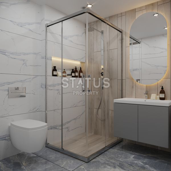 Новый жилой комплекс на этапе котлована в центре Аланьи 650м от пляжа Клеопатра. 65-130м2 фото 12