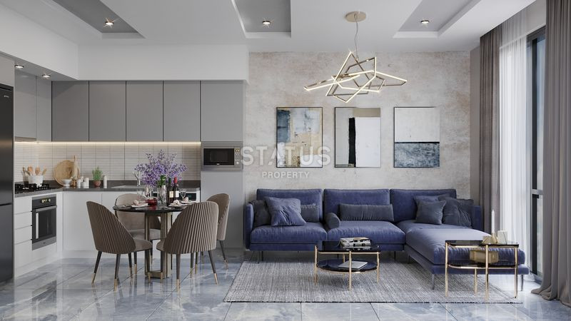 Новый жилой комплекс на этапе котлована в центре Аланьи 650м от пляжа Клеопатра. 65-130м2 фото 18