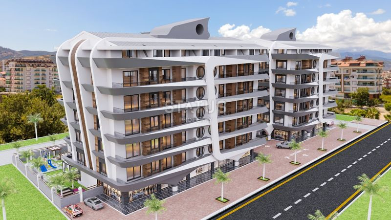 Современный проект в Газипаше с хорошей локацией. 58-120м2 фото 1