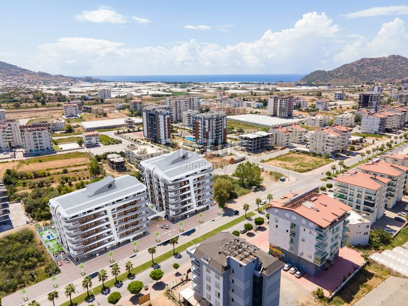 Современный проект в Газипаше с хорошей локацией. 58-120м2 фото 2