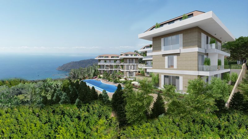 Резиденция премиум уровня с шикарными видами в районе Бююкхасбахче. 64м2 -204м2 фото 7