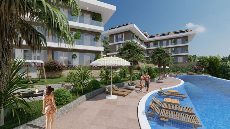 Резиденция премиум уровня с шикарными видами в районе Бююкхасбахче. 64м2 -204м2 фото 12