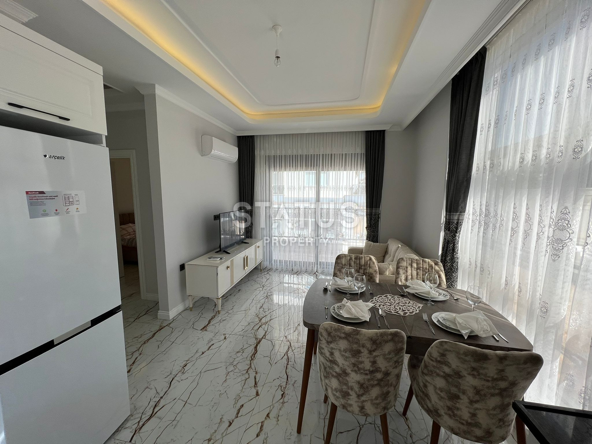 Furnished one-bedroom apartment with a separate kitchen in a residential complex with full infrastructure in OBA. 110m2 фото 16