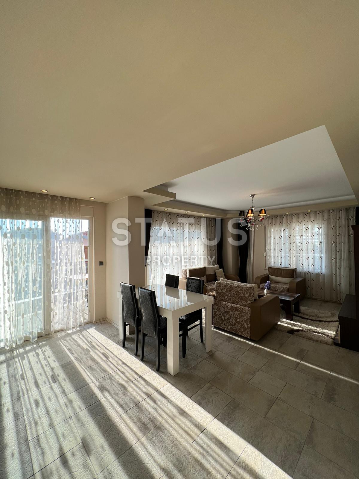 Spacious one-bedroom apartment overlooking the sea and the fortress of Alanya. 100m2 фото 5