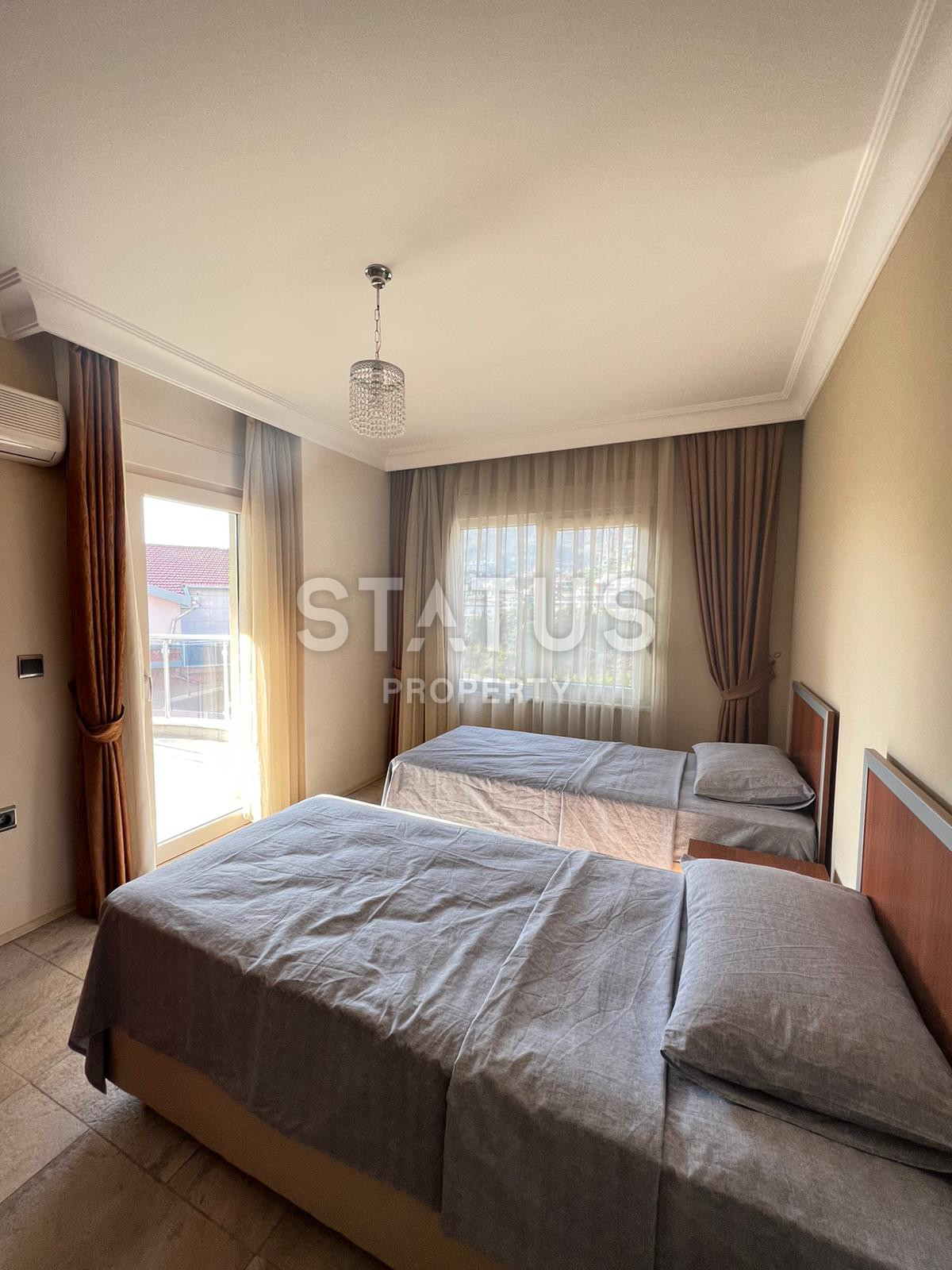 Spacious one-bedroom apartment overlooking the sea and the fortress of Alanya. 100m2 фото 11