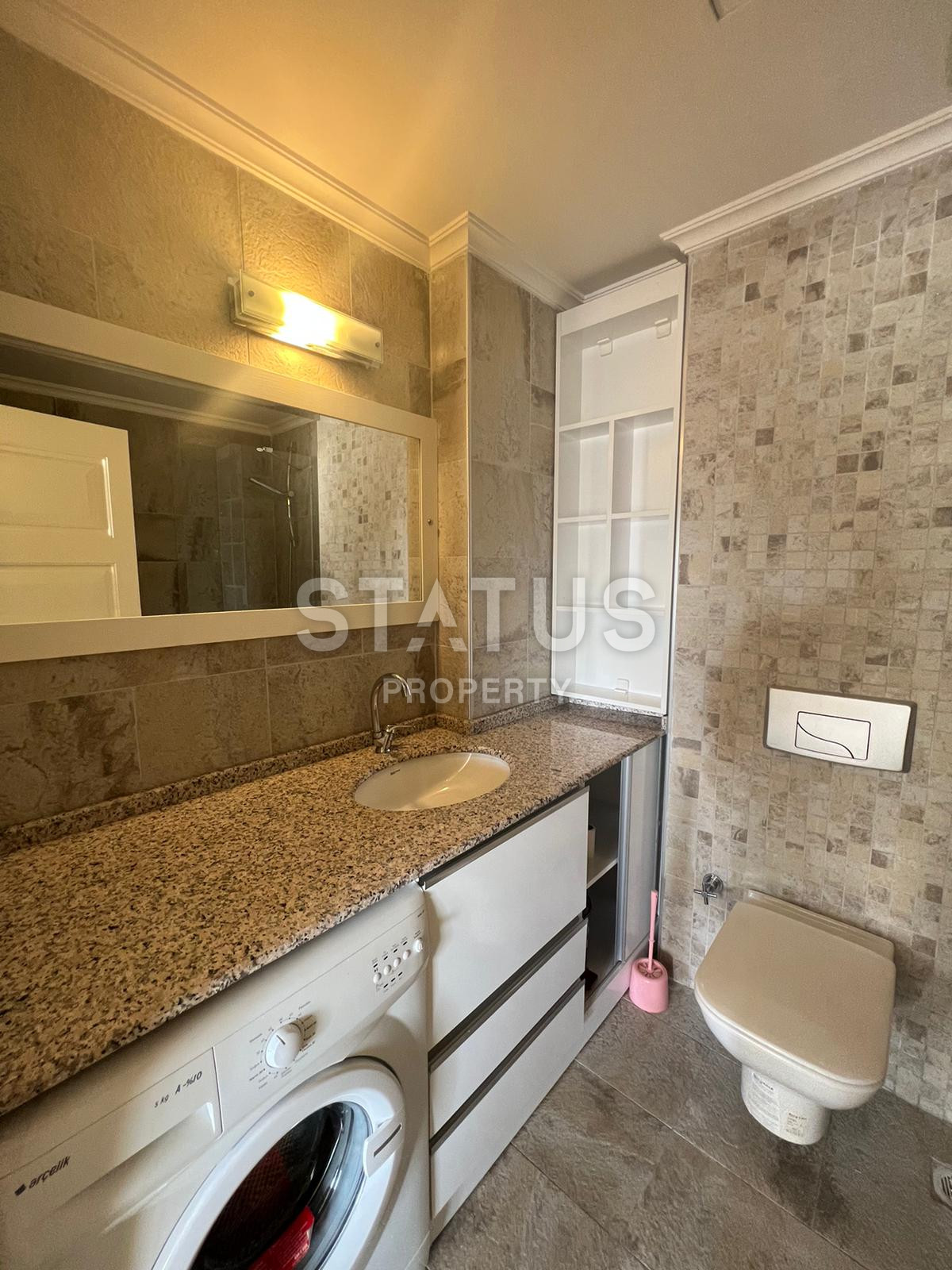 Spacious one-bedroom apartment overlooking the sea and the fortress of Alanya. 100m2 фото 13