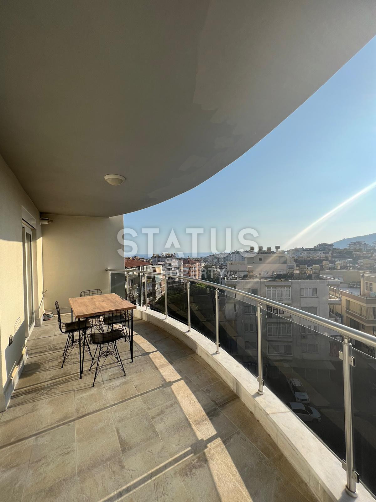 Spacious one-bedroom apartment overlooking the sea and the fortress of Alanya. 100m2 фото 15