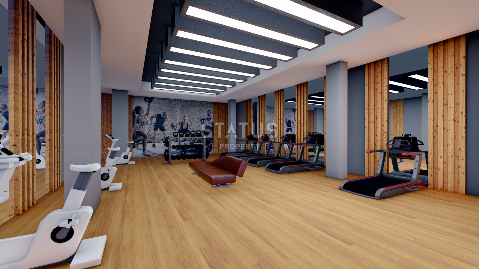 Строящиеся апартаменты 1+1 от инвестора в сосновом лесу в поселке Авсаллар, 70 м2 фото 15