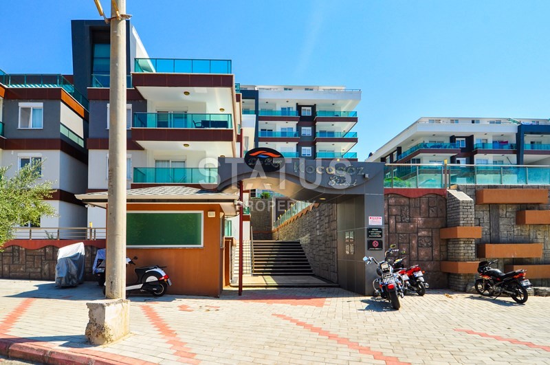 Меблированные апартаменты 1+1 в комплексе с бассейном, Кестель, 65 м2 фото 17