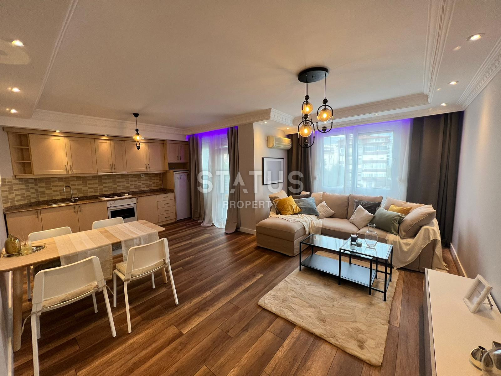 Двухкомнатная квартира в центре Аланьи в 200м от моря, 65м2 фото 2