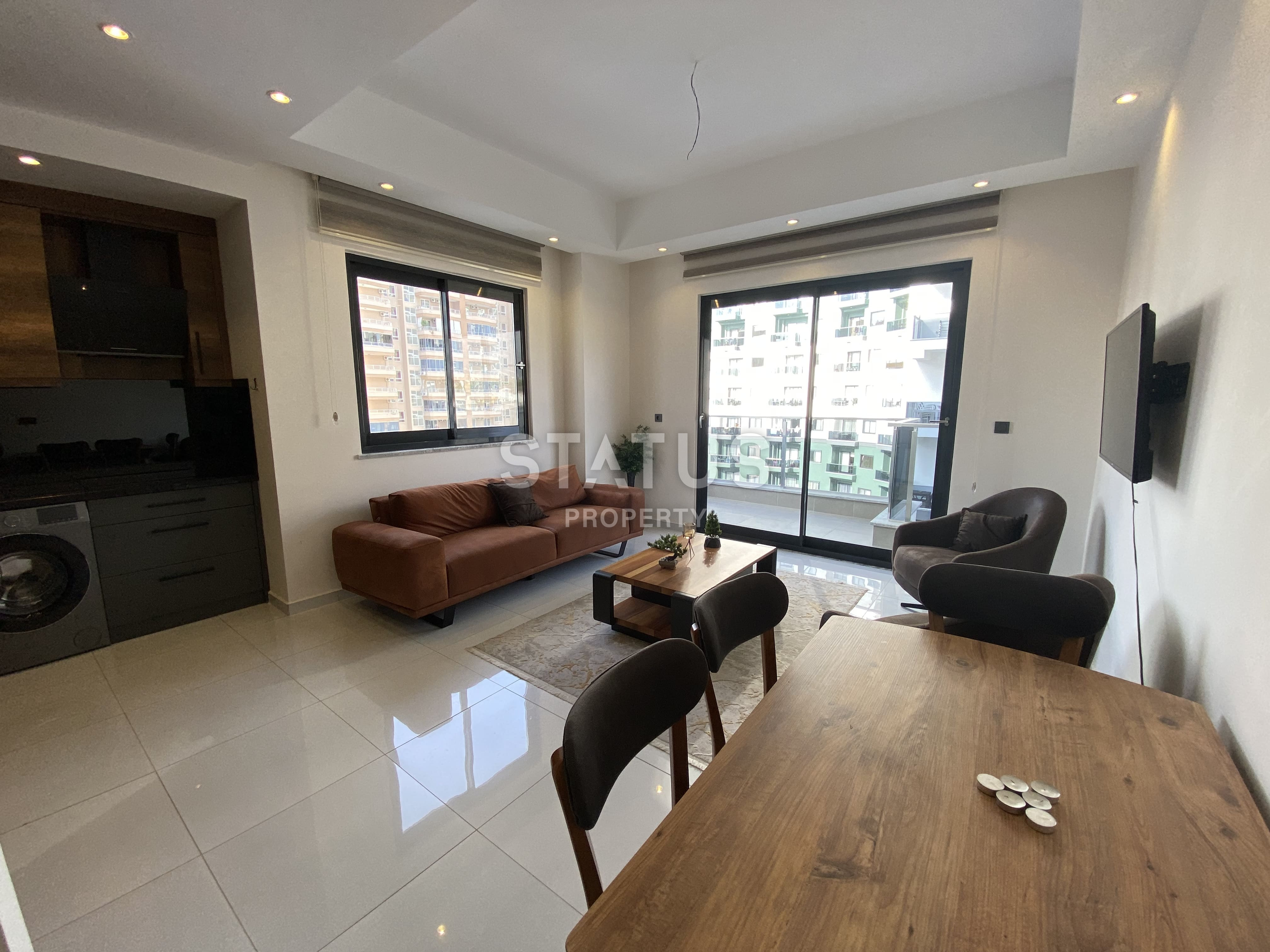 Furnished apartments 2+1 in a residential complex of a hotel type in Mahmutlar. 110m2 фото 10