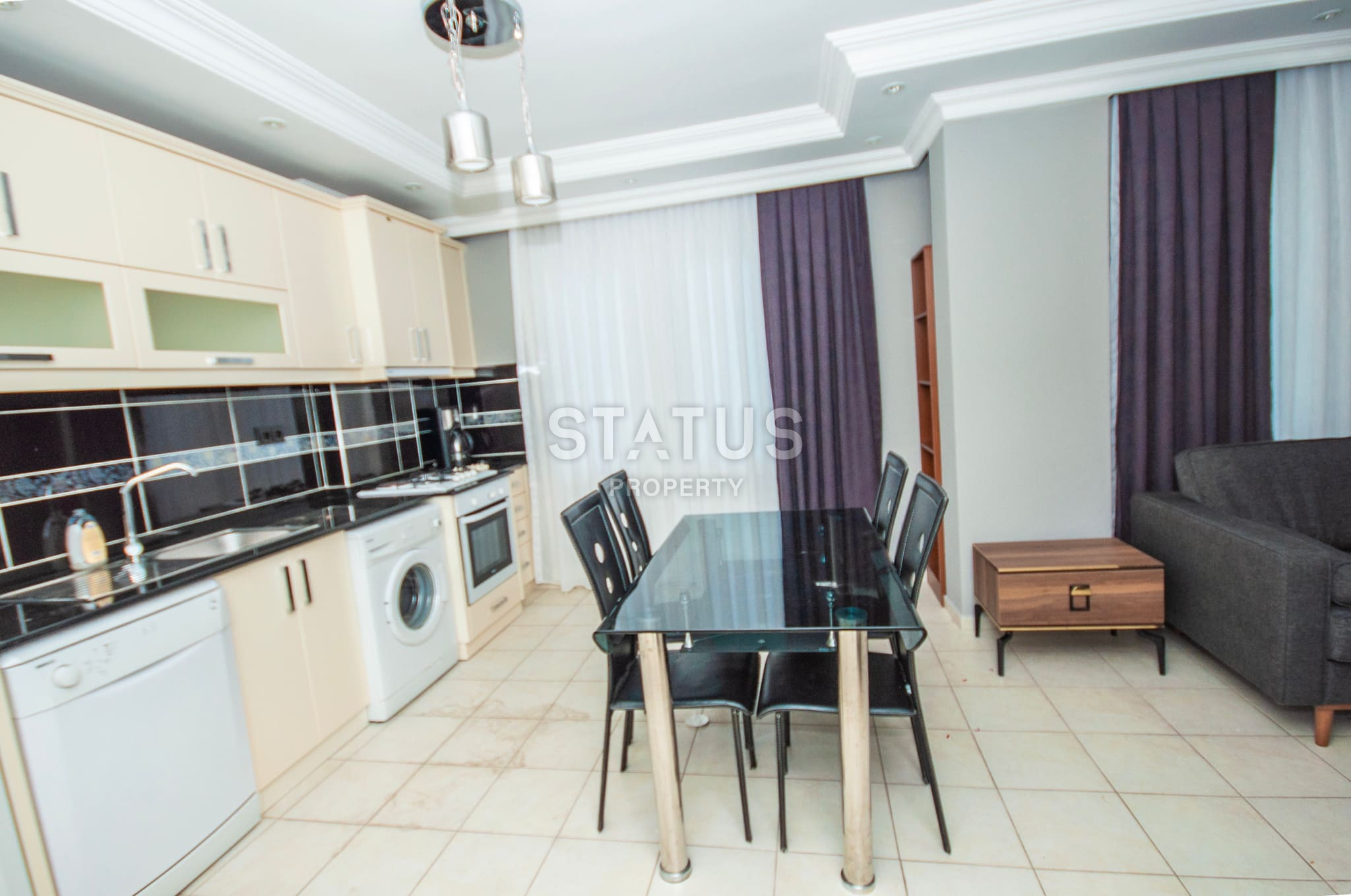 Двухкомнатные апартаменты на Клеопатре, 60м2 фото 7