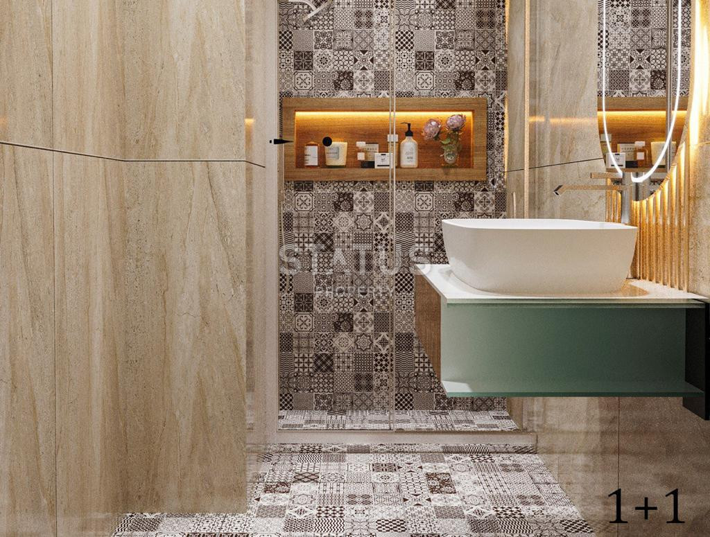 Прекрасный проект с отличными планировками в 450м от моря в районе Томюк в г. Мерсин. 84м2 – 112м2 фото 17