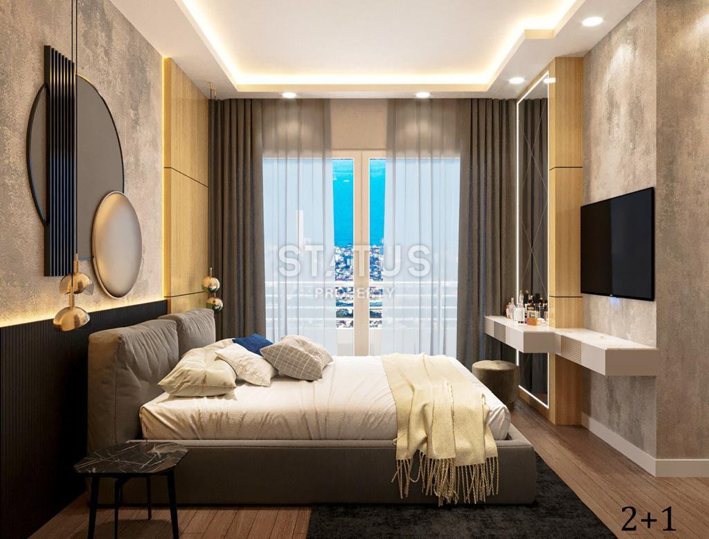 Прекрасный проект с отличными планировками в 450м от моря в районе Томюк в г. Мерсин. 84м2 – 112м2 фото 13