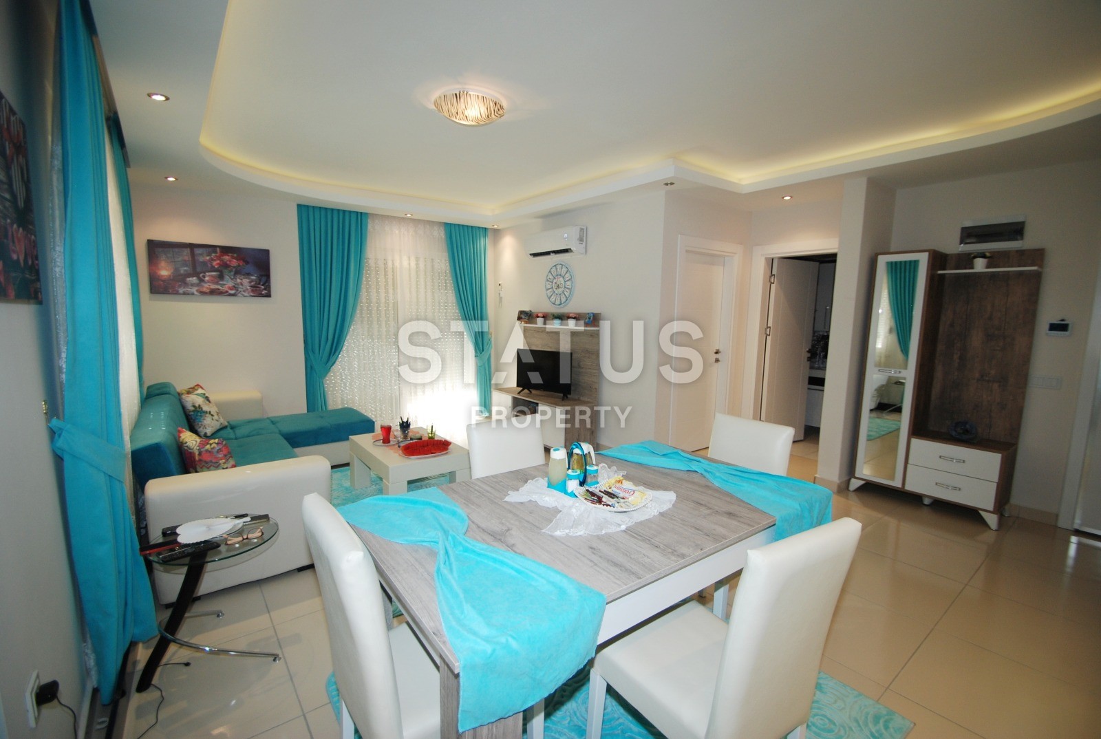 Уютные апартаменты без дополнительных вложений, в Махмутларе, 65 м2 фото 3