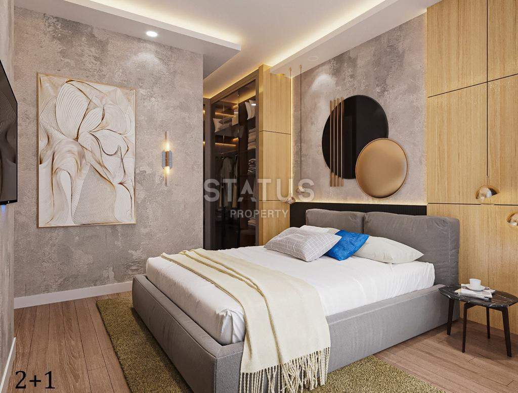 Прекрасный проект с отличными планировками в 450м от моря в районе Томюк в г. Мерсин. 84м2 – 112м2 фото 15