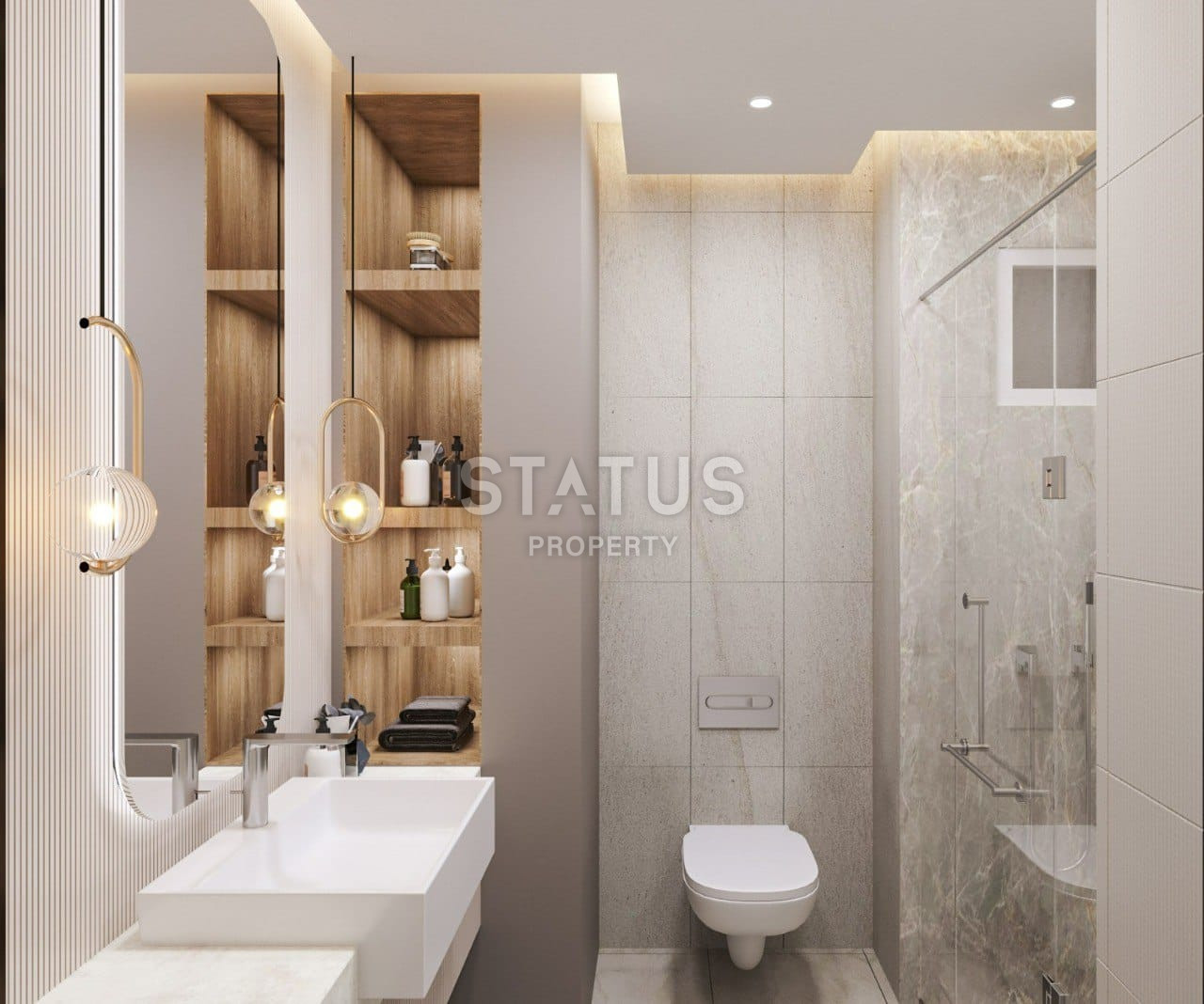 Проект долевого строительства с хорошей локацией в развитом микро районе Арпачбахшиш в г. Мерсин. 75м2 – 120м2 фото 18