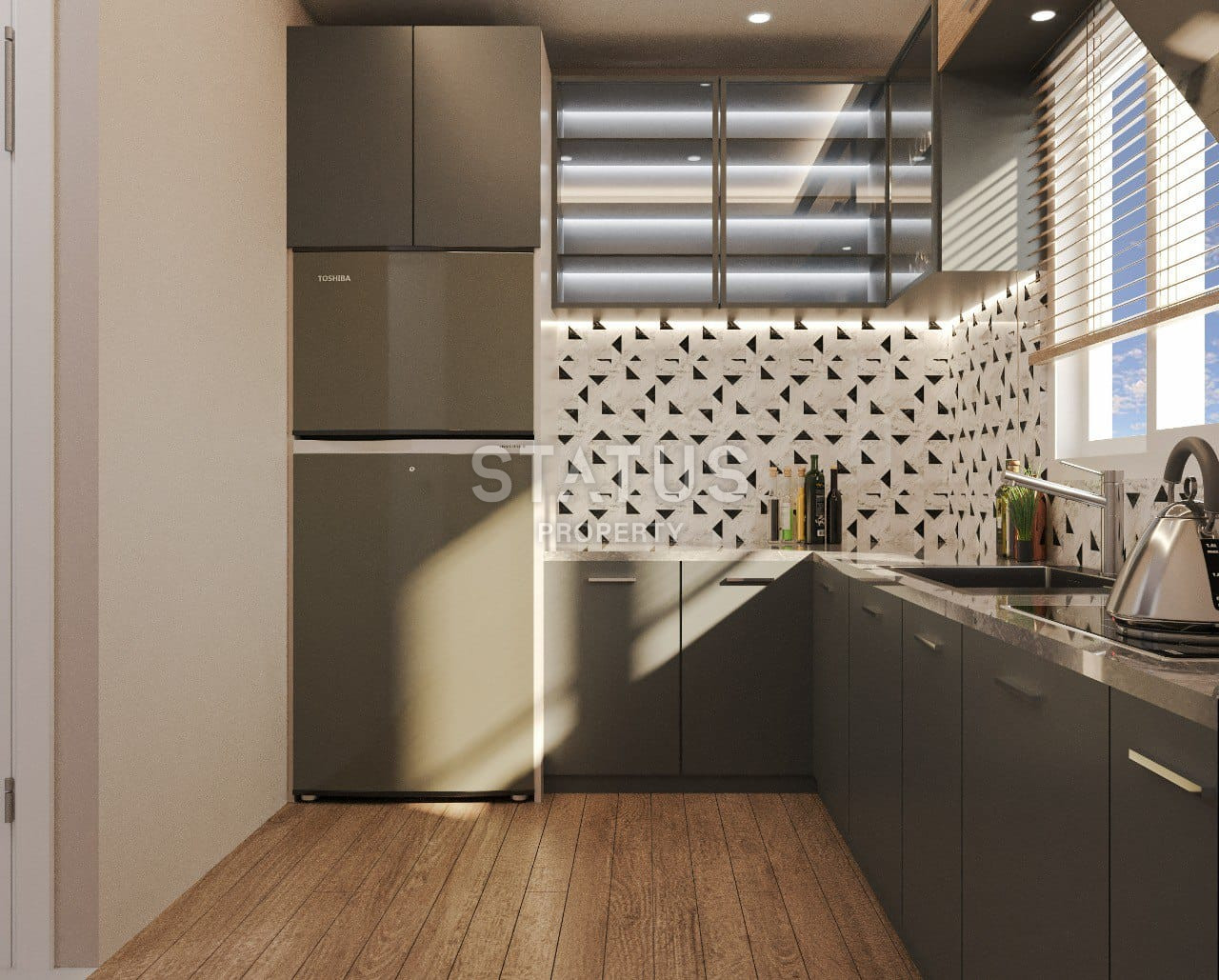 Проект долевого строительства с хорошей локацией в развитом микро районе Арпачбахшиш в г. Мерсин. 75м2 – 120м2 фото 13