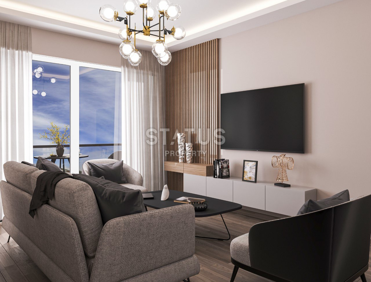 Проект долевого строительства с хорошей локацией в развитом микро районе Арпачбахшиш в г. Мерсин. 75м2 – 120м2 фото 9